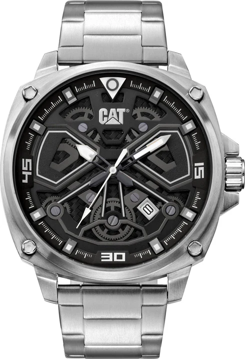 Orologio Tokyo Quadrante Nero in Acciaio Inossidabile con Cinturino in Acciaio Inossidabile