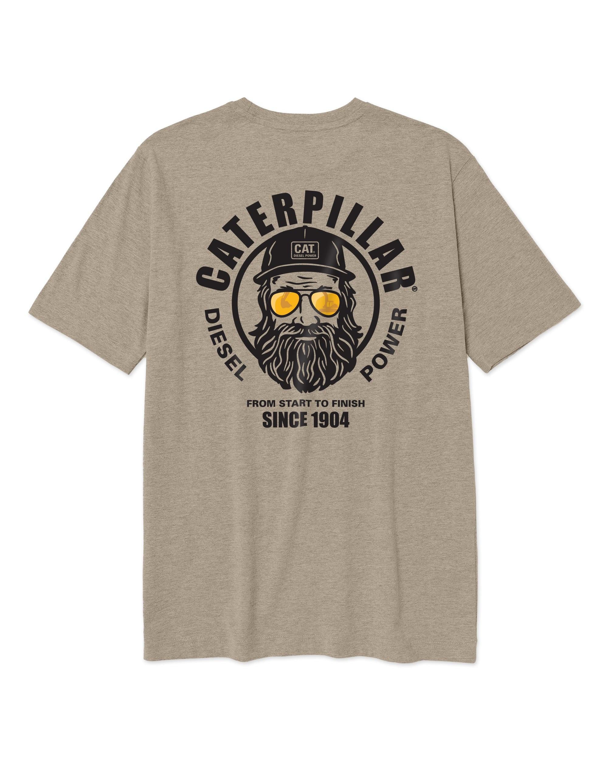 T-shirt grafico da inizio a fine