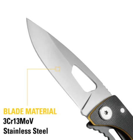 Coltello a serramento pieghevole da 6-1/4" con apribottiglie e lama lucidata