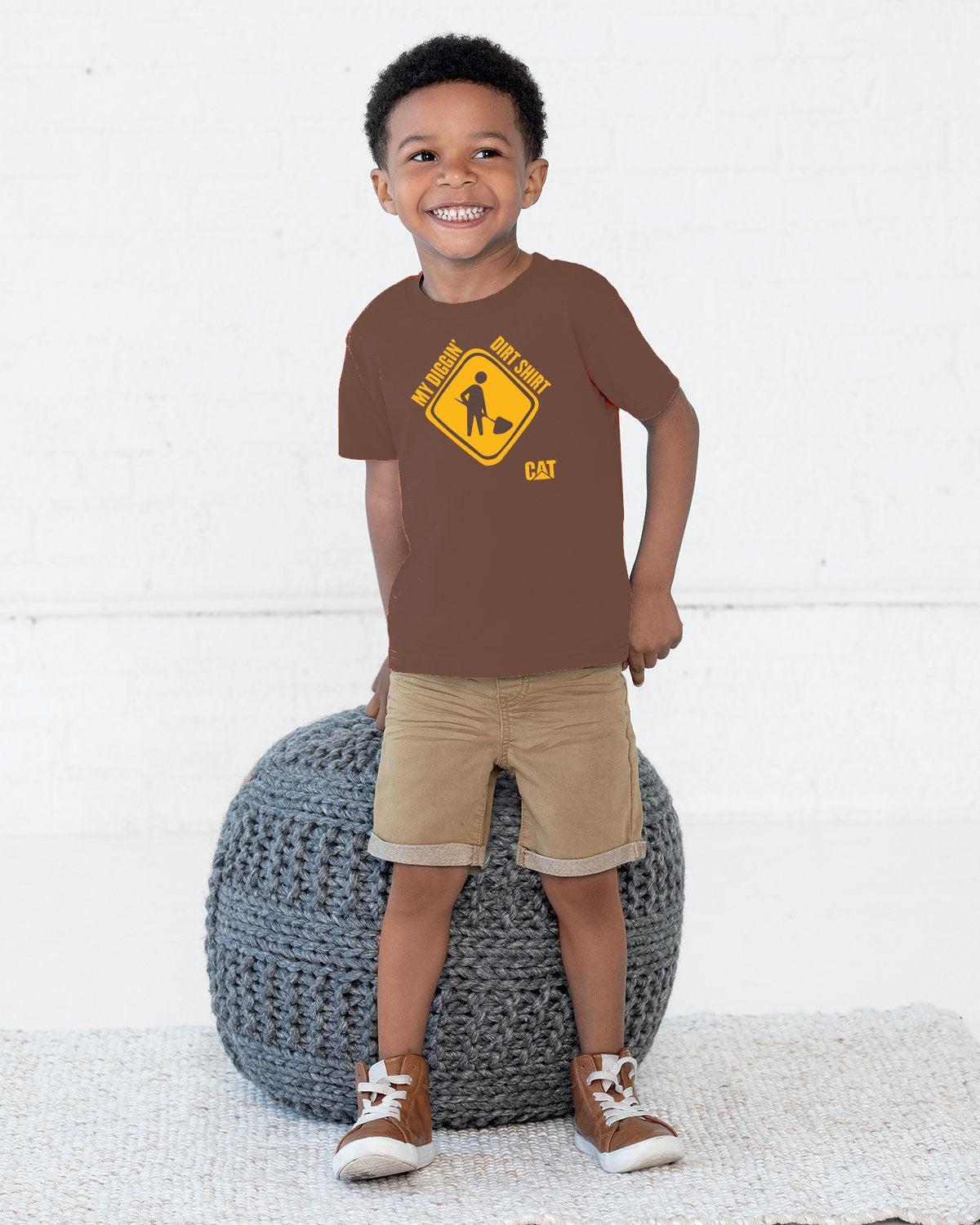 T-shirt per Bambini Diggin' Dirt
