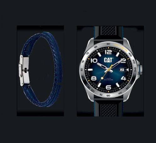 Set Regalo Orologio Quadrante Blu