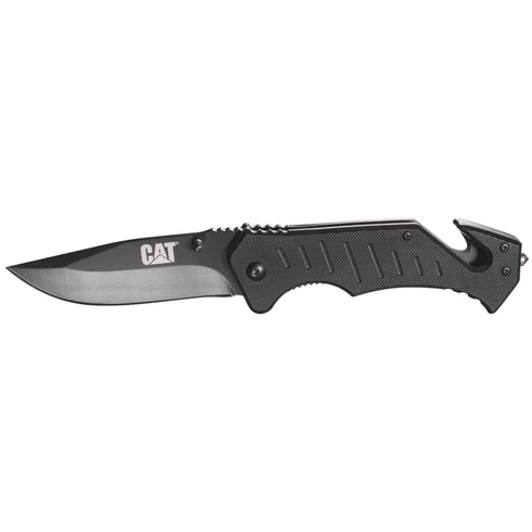 Coltello pieghevole da 8" con scheggiatore per vetro in tungsteno, taglia cinture