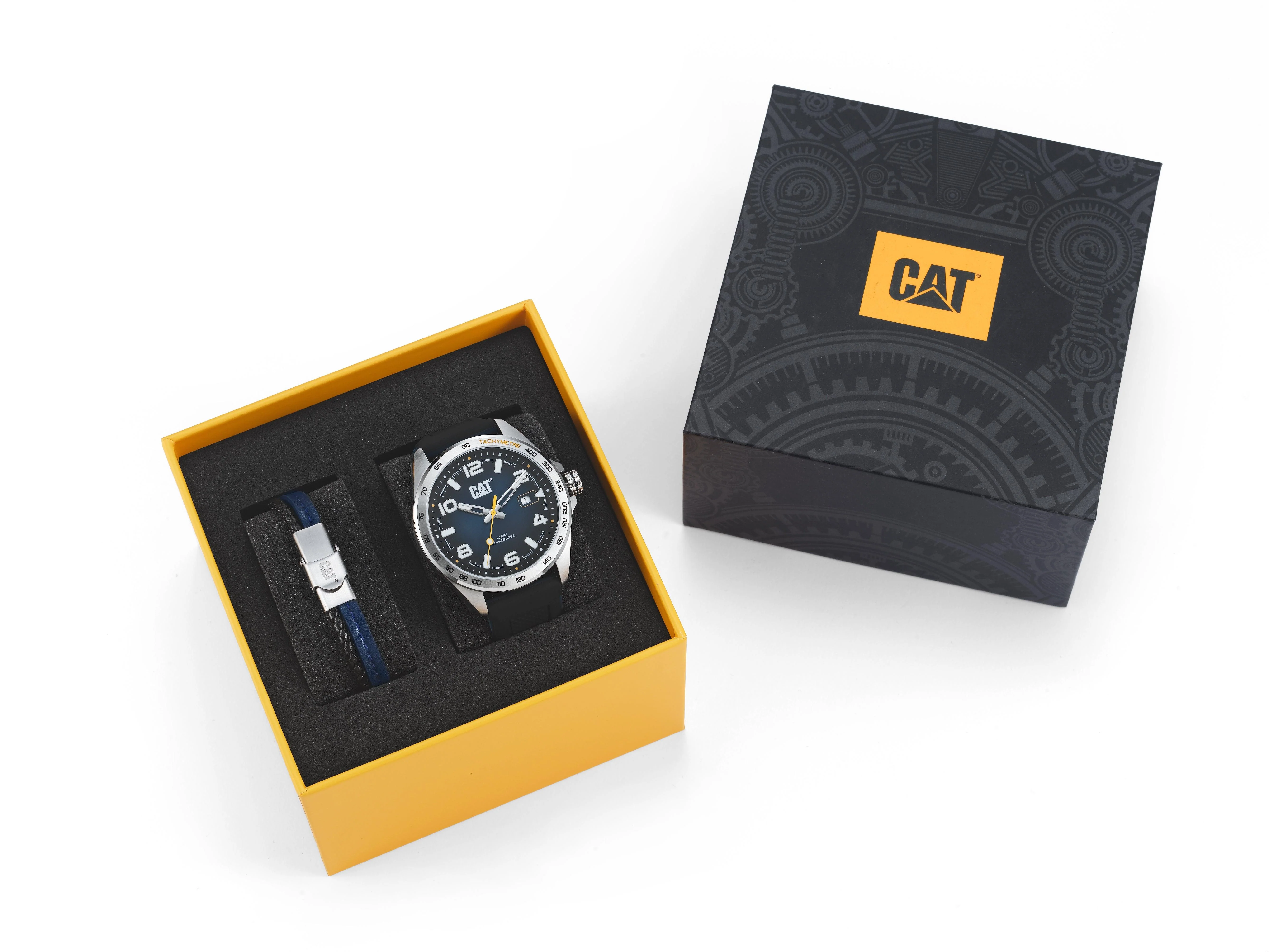 Set Regalo Orologio Quadrante Blu