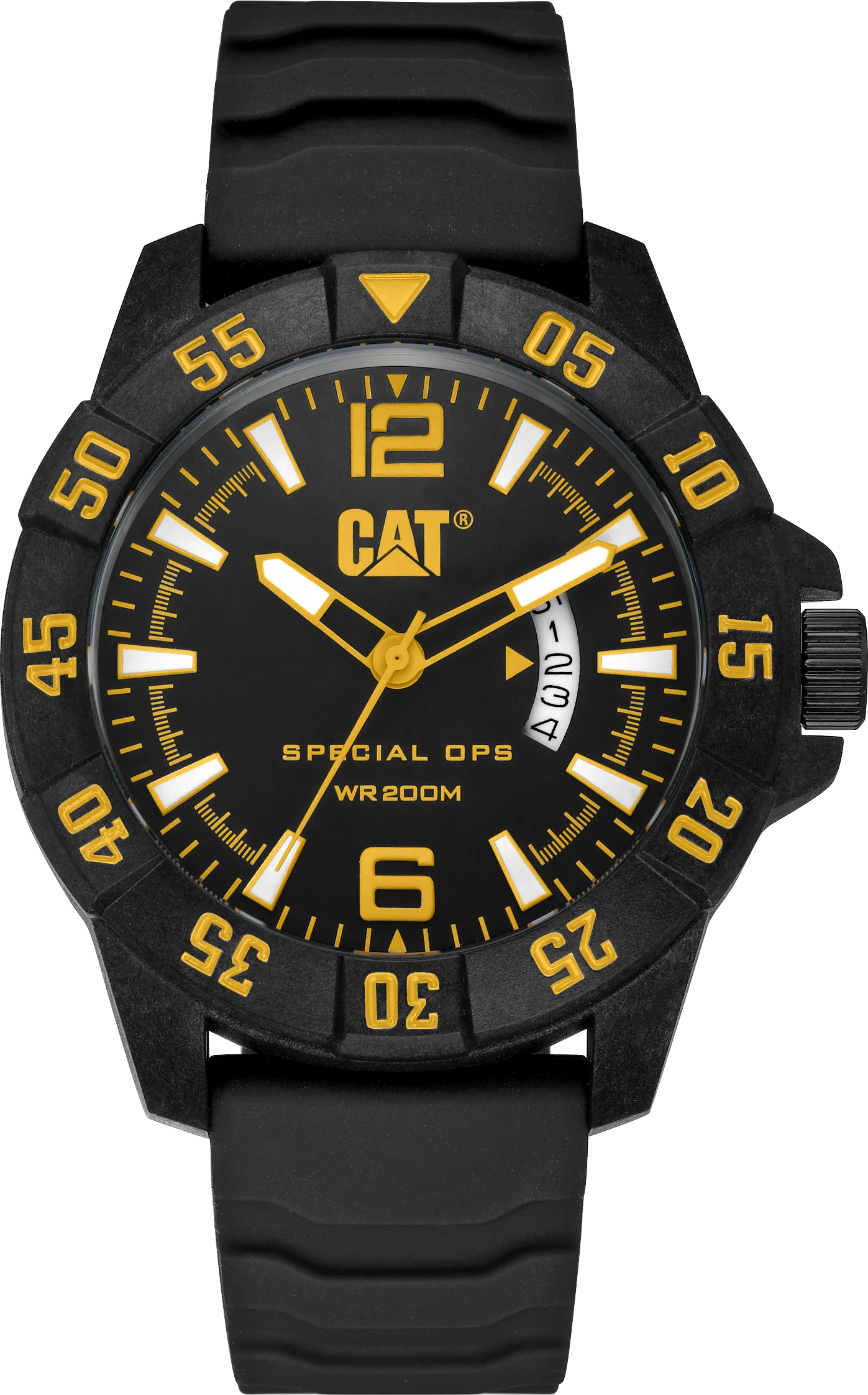 Orologio Special OPS 4 Quadrante Nero con Cinturino in Silicone
