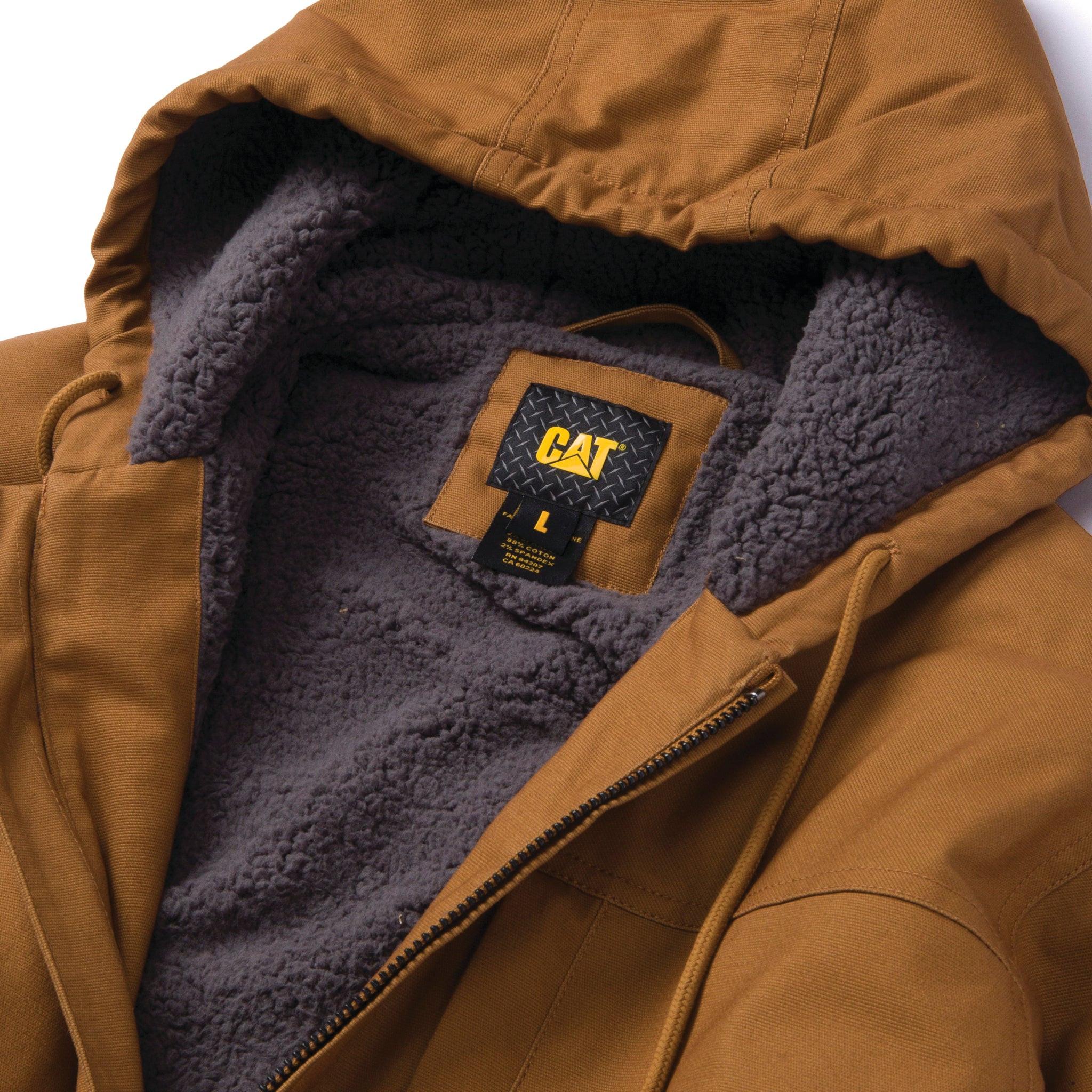 Giacca con cappuccio in Sherpa