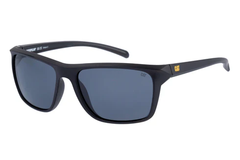 Occhiali da sole Sharp neri opachi con lente fumé