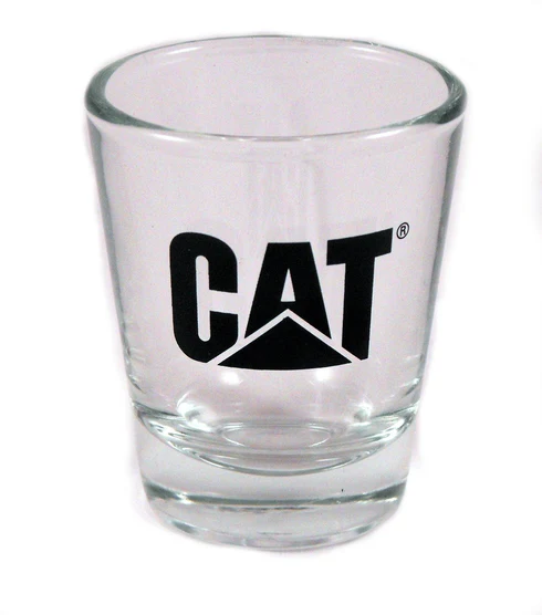 Calice da Cocktail Trasparente con Logo Nero