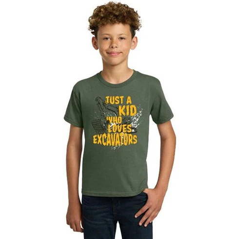 T-shirt Escavatore Giovani