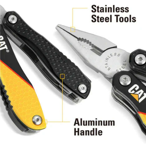 12-in-1 Multi Strumento Giallo/Manico Nero
