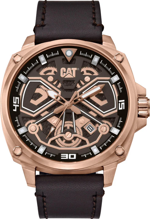 Orologio Tokyo Quadrante Rosa Oro con Cinturino in Pelle