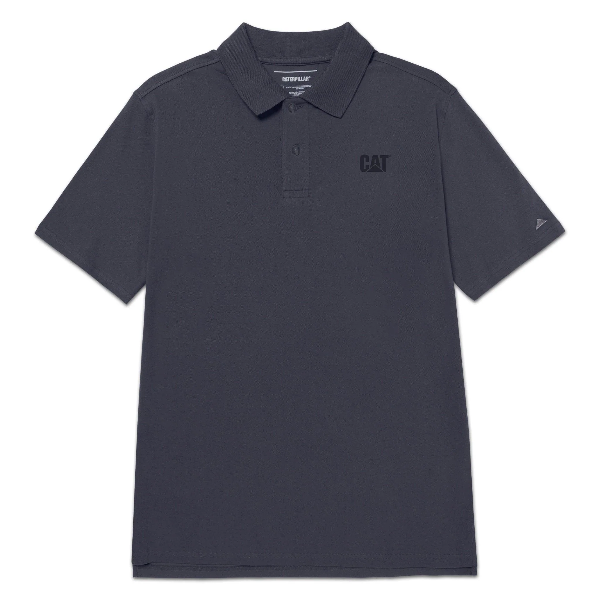Polo in piqué con logo Cat®