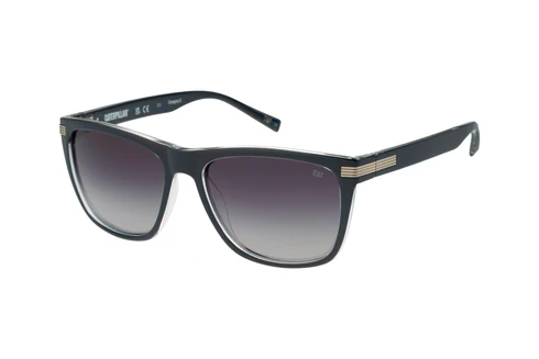Occhiali da sole Monoblock Gloss Navy con lente fumé