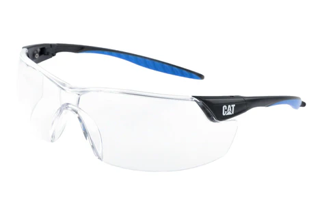 Occhiali di sicurezza Rebel con montatura blu chiaro