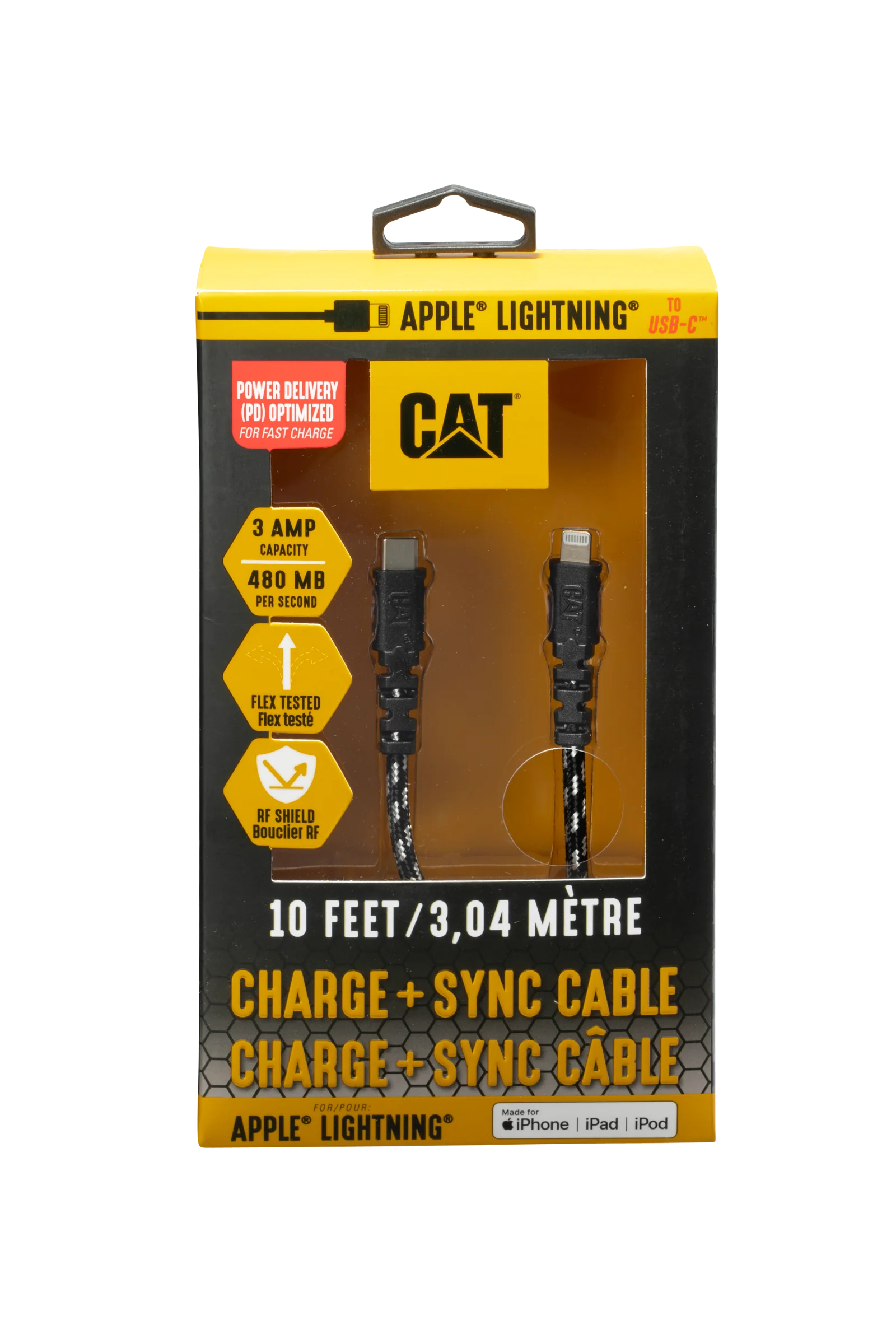 CAT® Certified Lightning® a USB-C Power Delivery