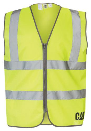 Gilet Zip Giallo High-Vis