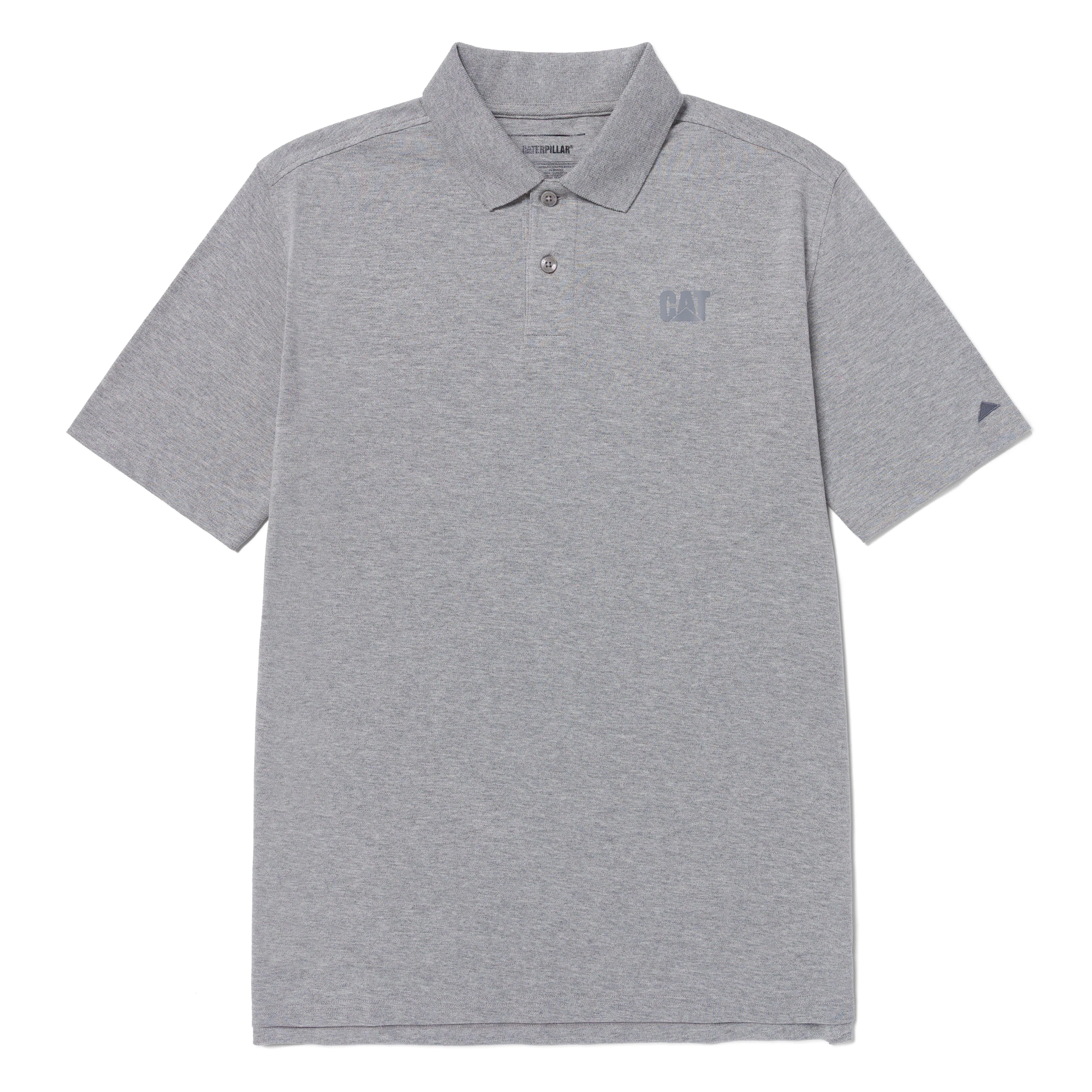 Polo in piqué con logo Cat®