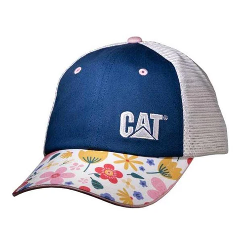 Cappello Blossom con mesh bianco