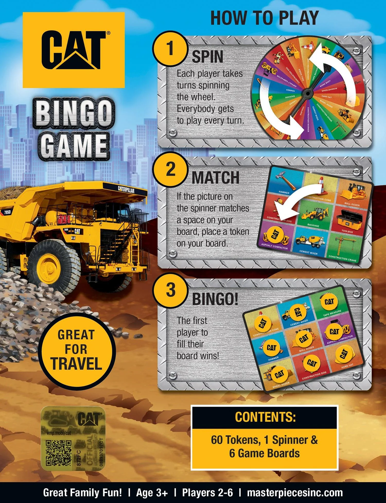 Gioco del Bingo Caterpillar