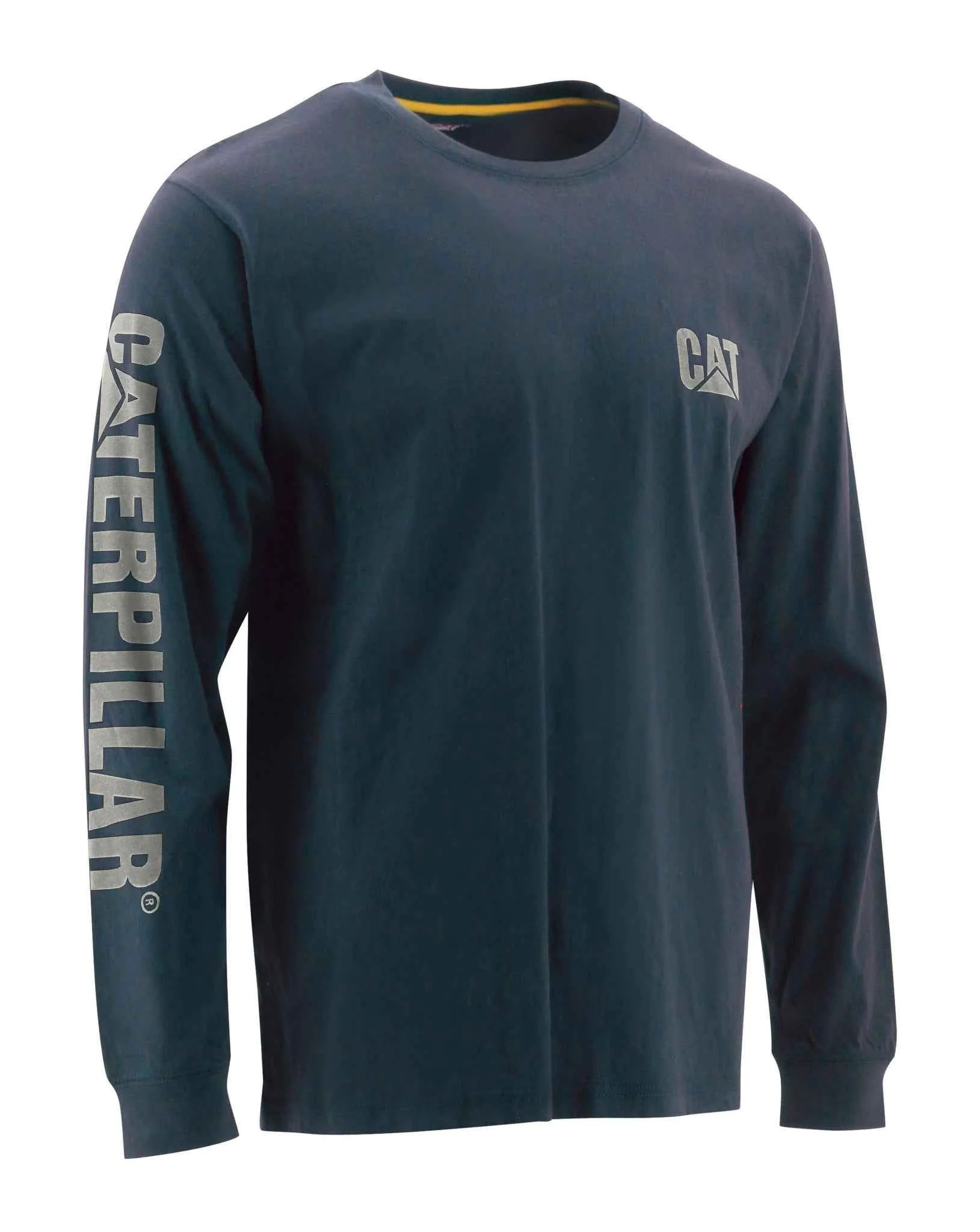 T-shirt a maniche lunghe con logo marchio