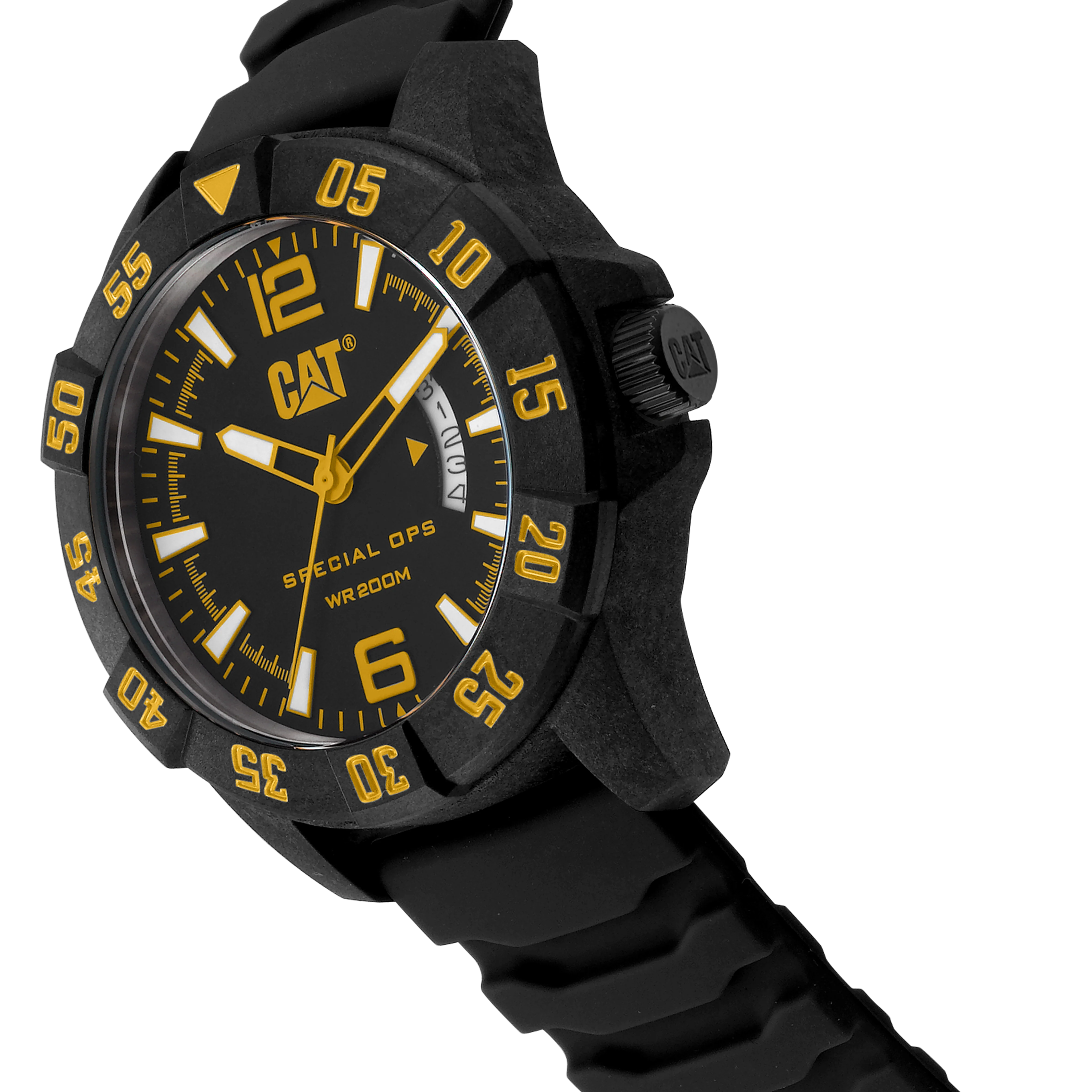 Orologio Special OPS 4 Quadrante Nero con Cinturino in Silicone