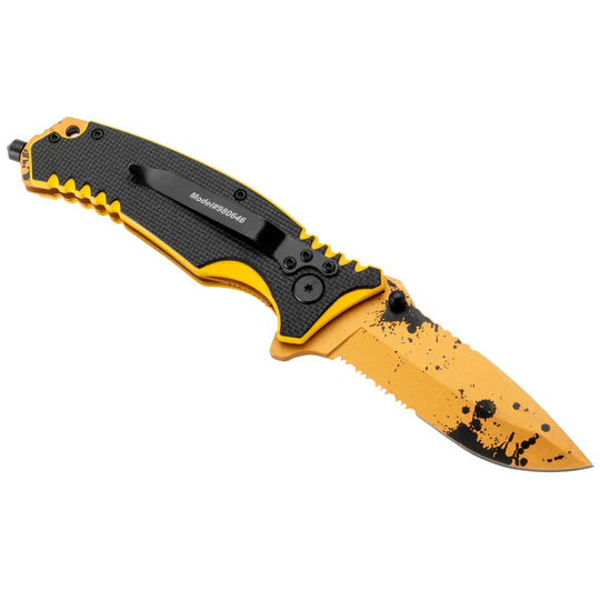 Coltello Pieghevole a Punta Caduta da 8 Pollici