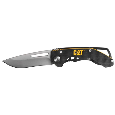 Coltello Piega 5,5" G10 Nero con Manico Giallo