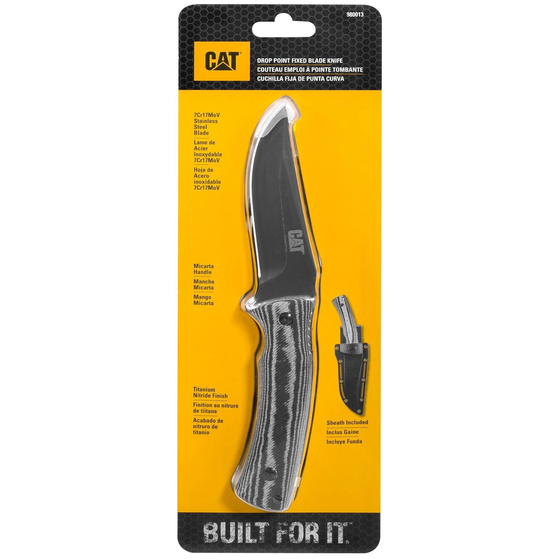 Coltello a lama fissa da 9 pollici
