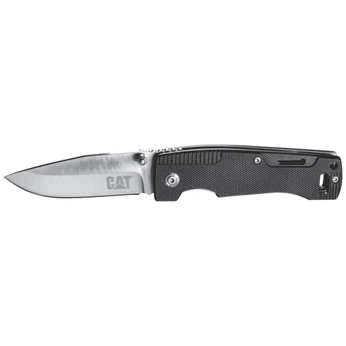 Coltello pieghevole con punta a goccia da 6" con impugnatura nera in G10