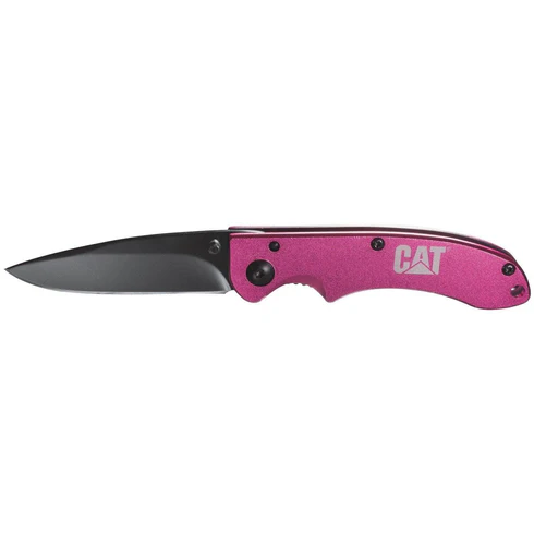 Coltello Pieghevole da 6" con Manico Rosa
