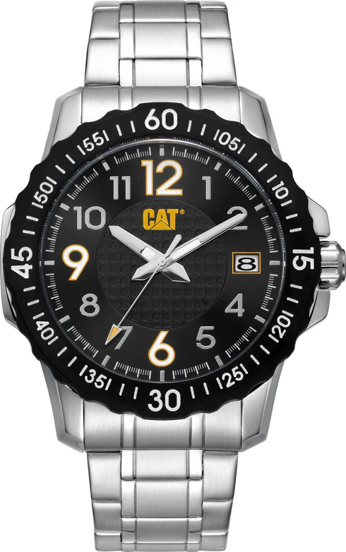 Orologio Downforce Quadrante Nero con Cinturino in Acciaio Inossidabile