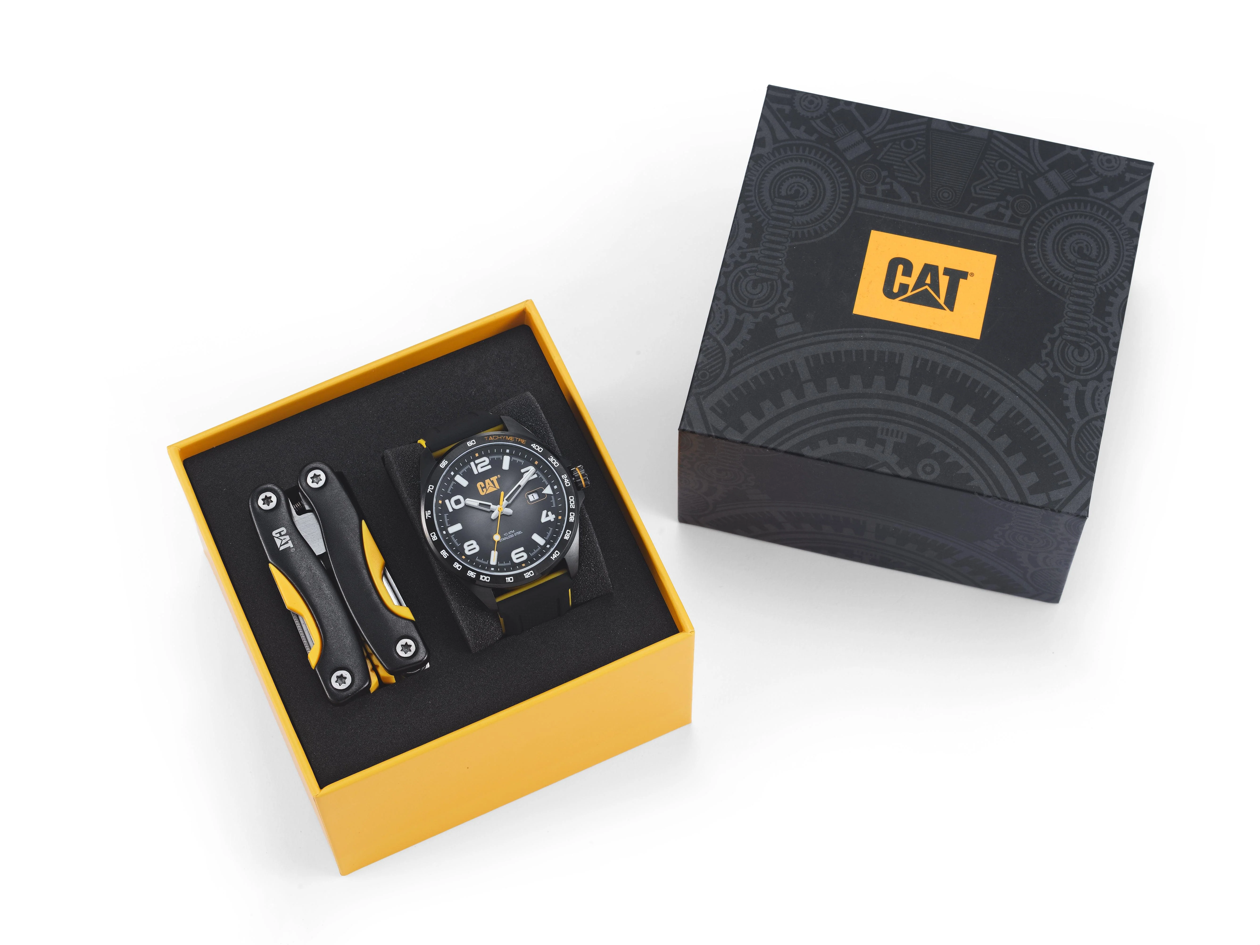 Set Regalo Orologio Quadrante Nero