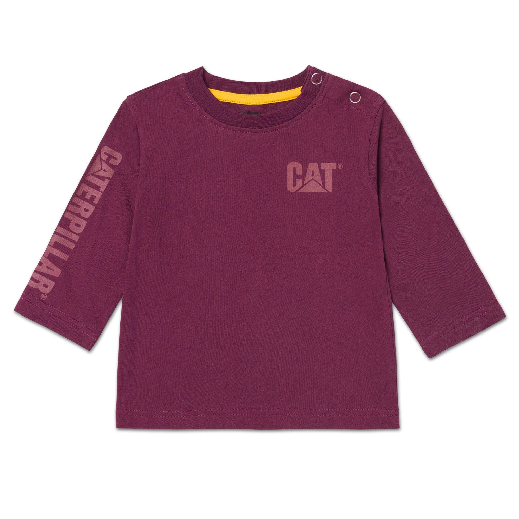 T-shirt a maniche lunghe con bandiera per neonati